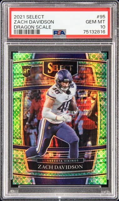 2021 Panini Select Zach Davidson Dragon Scale #95 card image