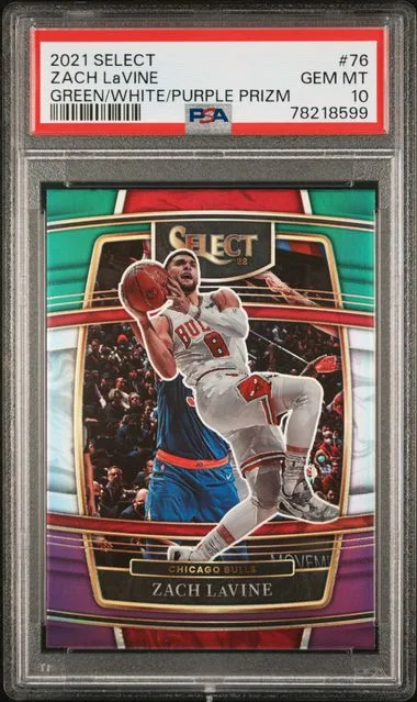 2021 Panini Select Zach Lavine #76 card image