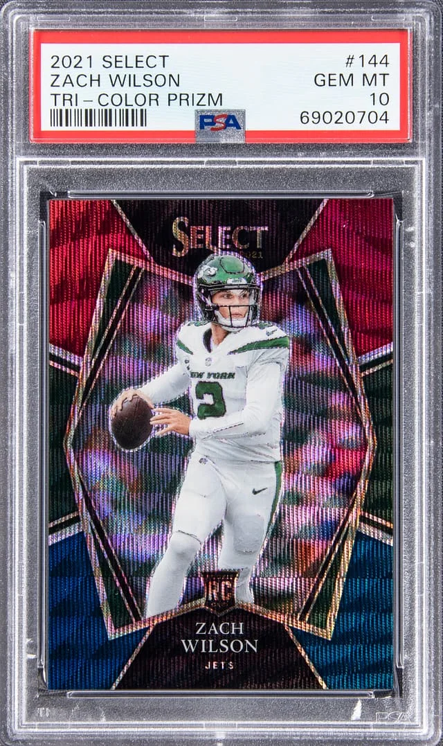 2021 Panini Select Zach Wilson Dragon Scale #144 card image
