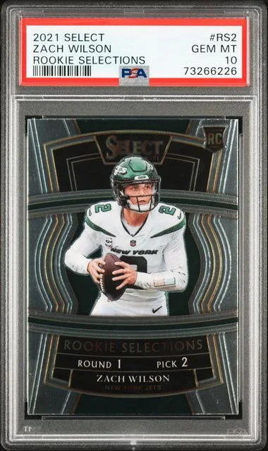 2021 Panini Select Zach Wilson Selections #Rs2 card image