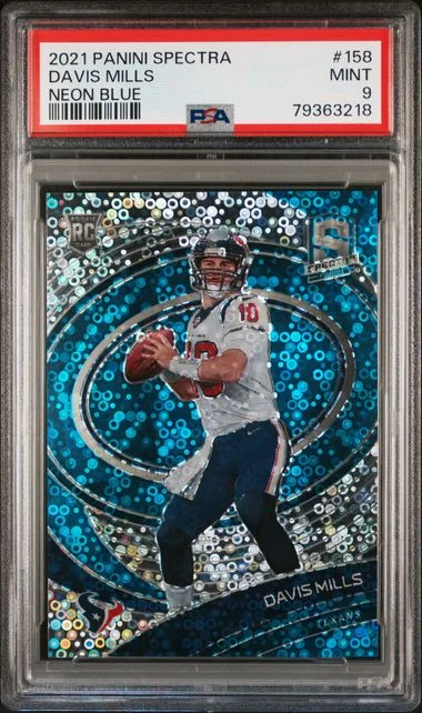 2021 Panini Spectra Davis Mills #158 card image