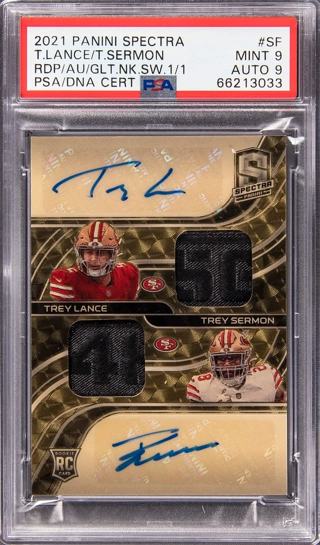 2021 Panini Spectra Dual #no-number card image