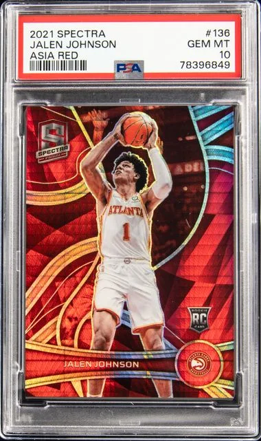2021 Panini Spectra Jalen Johnson #136 card image