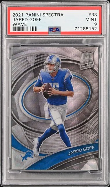 2021 Panini Spectra Jared Goff Wave #33 card image