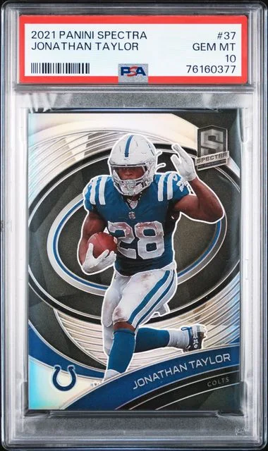 2021 Panini Spectra Jonathan Taylor #37 card image