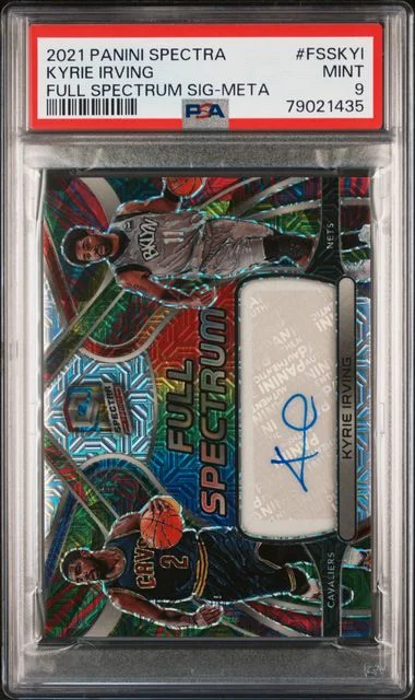 2021 Panini Spectra Kyrie Irving Full Spectrum Signatures #FSSKYI card image