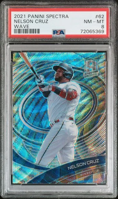 2021 Panini Spectra Nelson Cruz Wave #62 card image