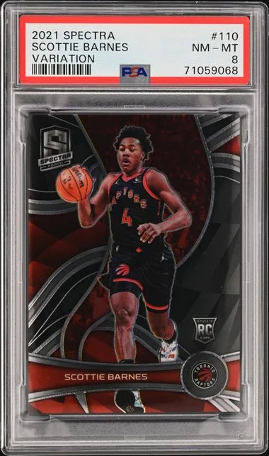 2021 Panini Spectra Scottie Barnes Variation #110 card image
