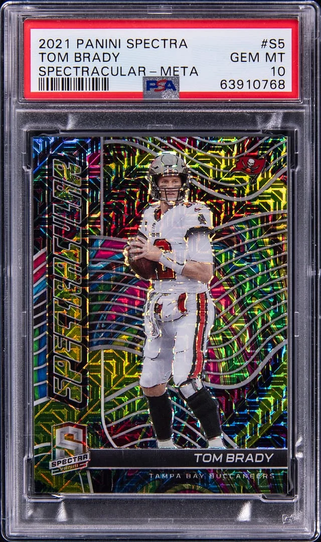 2021 Panini Spectra Tom Brady Spectracular Meta #S-5 card image