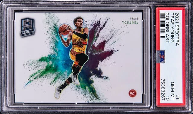 2021 Panini Spectra Trae Young Colorblast #5 card image