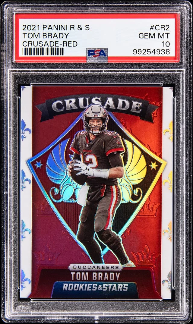 2021 Panini Tom Brady Rookies & Stars Crusade Red #CR-2 card image
