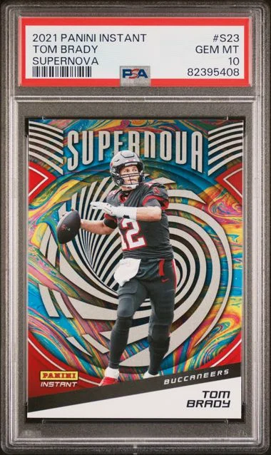 2021 Panini Tom Brady Instant Supernova #S23 card image