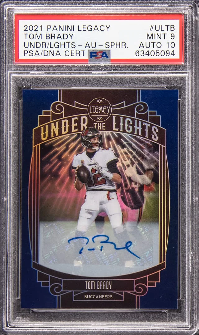 2021 Panini Tom Brady Legacy Under The Lights #ULTB card image