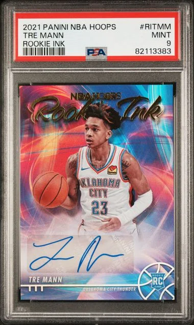 2021 Panini Tre Mann NBA Hoops Ink #RITMM card image
