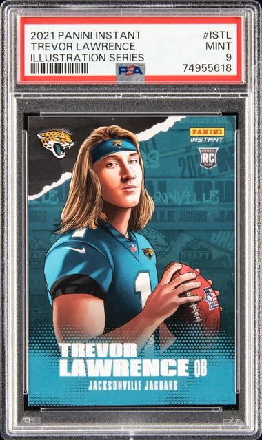 2021 Panini Trevor Lawrence Instant Illustration Series #IS-TL card image