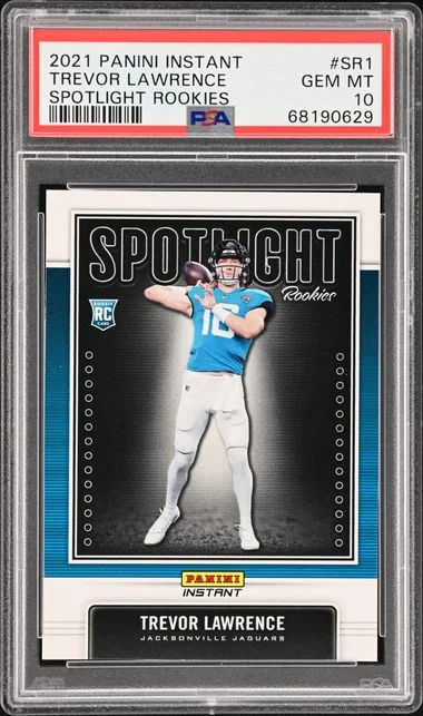 2021 Panini Trevor Lawrence Instant Spotlight Rookies #SR1 card image