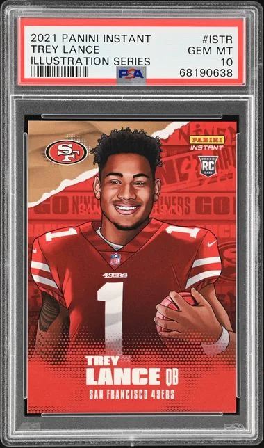 2021 Panini Trey Lance Instant Illustration Series #IS-TR card image