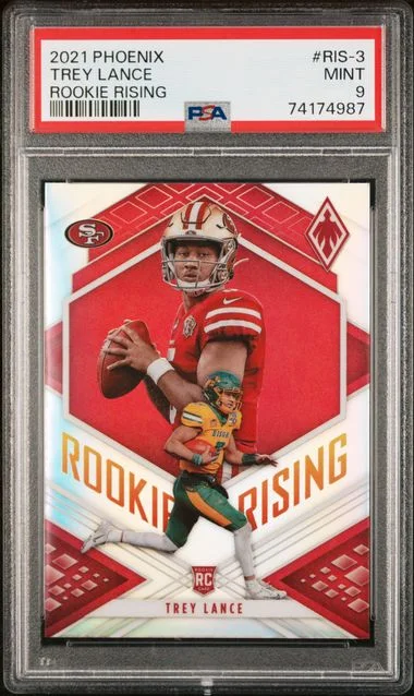 2021 Panini Trey Lance Phoenix Rising #RIS-3 card image