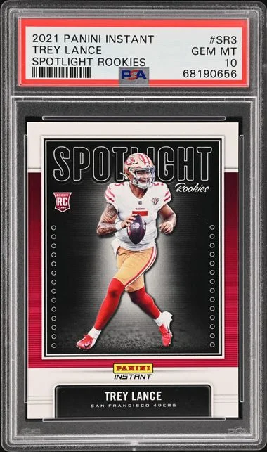 2021 Panini Trey Lance Instant Spotlight Rookies #SR3 card image