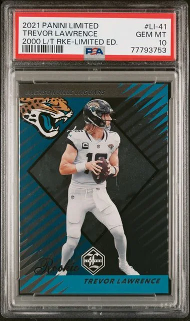 2021 Panini Tribute Rookies Limited Edition Li-41 Trevor Lawrence #2000 card image