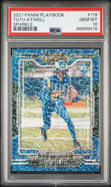 2021 Panini Tutu Atwell Playbook Sparkle #119 card image