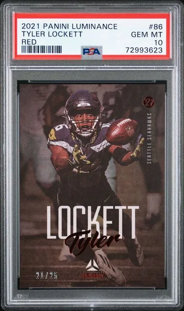 2021 Panini Tyler Lockett Luminance Red #86 card image