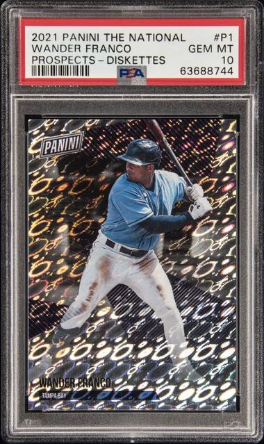2021 Panini Wander Franco The National Prospects Diskettes #P1 card image