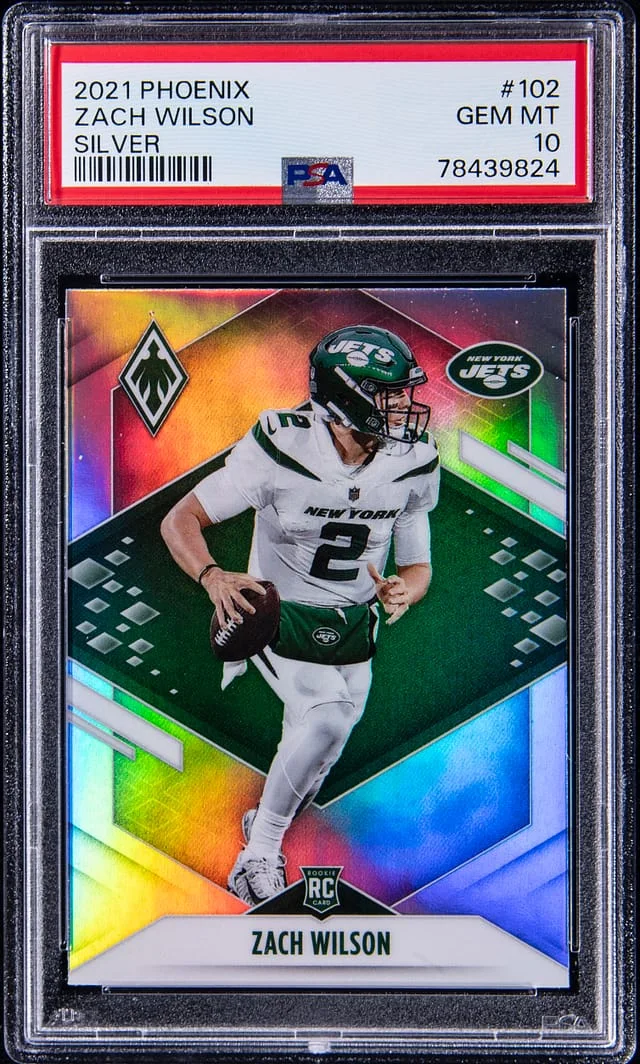 2021 Panini Zach Wilson One Day One Autograph #102 card image