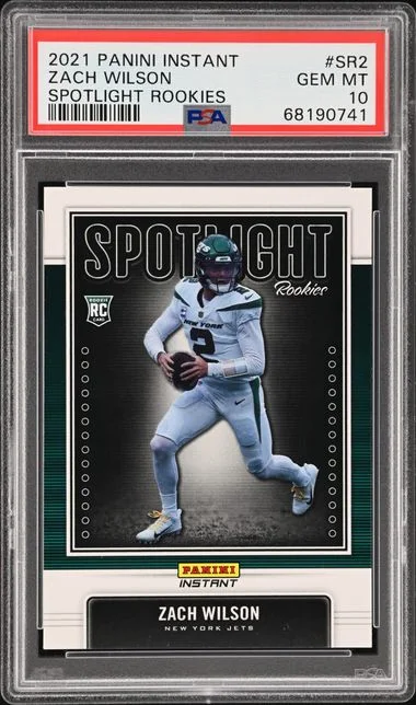 2021 Panini Zach Wilson (/841) Instant Spotlight Rookies #SR2 card image