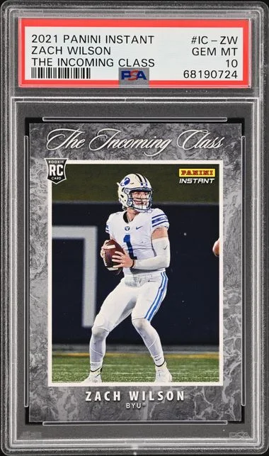 2021 Panini Zach Wilson Instant The Incoming Class #IC-ZW card image