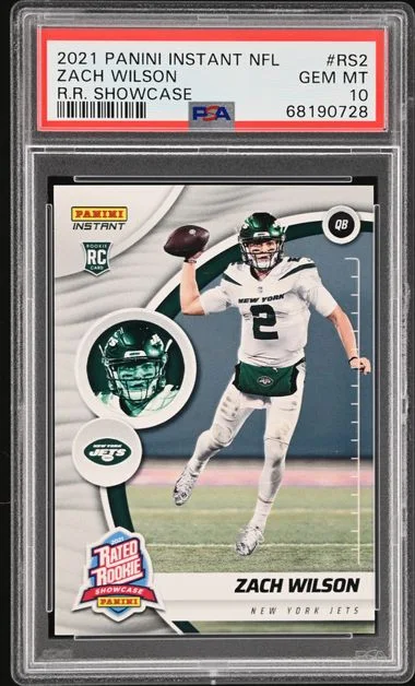 2021 Panini Zach Wilson Instant NFL Rated Showcase #RS2 card image