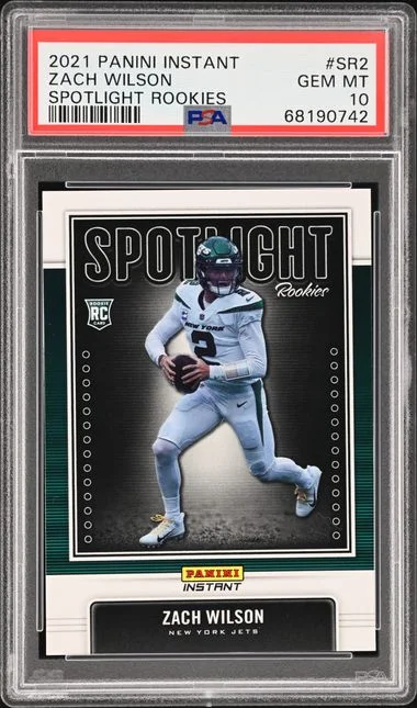 2021 Panini Zach Wilson Instant Spotlight Rookies #SR2 card image