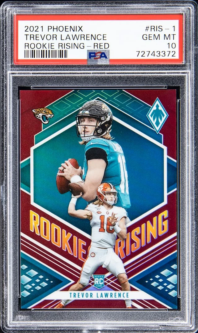 2021 Phoenix Rising Red Trevor Lawrence #RIS-1 card image