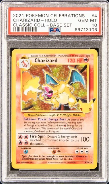 2021 Pokemon Celebrations Classic Collection Charizard-Holo #4 card image