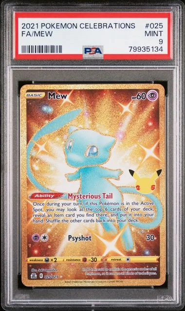 2021 Pokemon Celebrations Full Art/Mew #025 card image