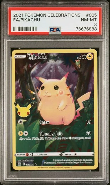 2021 Pokemon Celebrations Full Art/Pikachu #005 card image
