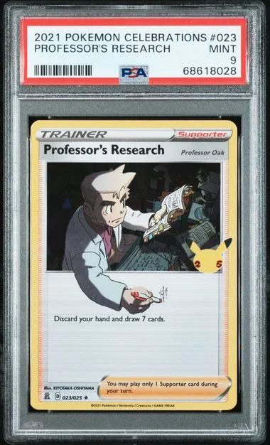 2021 Pokemon Celebrations Professor's Research #023 card image