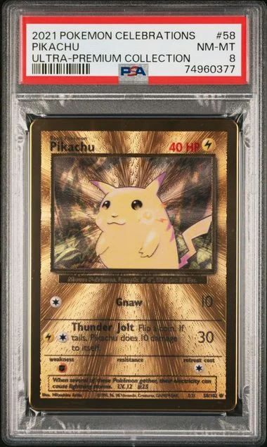 2021 Pokemon Celebrations Ultra-Premium Collection Holofoil Pikachu #58 card image