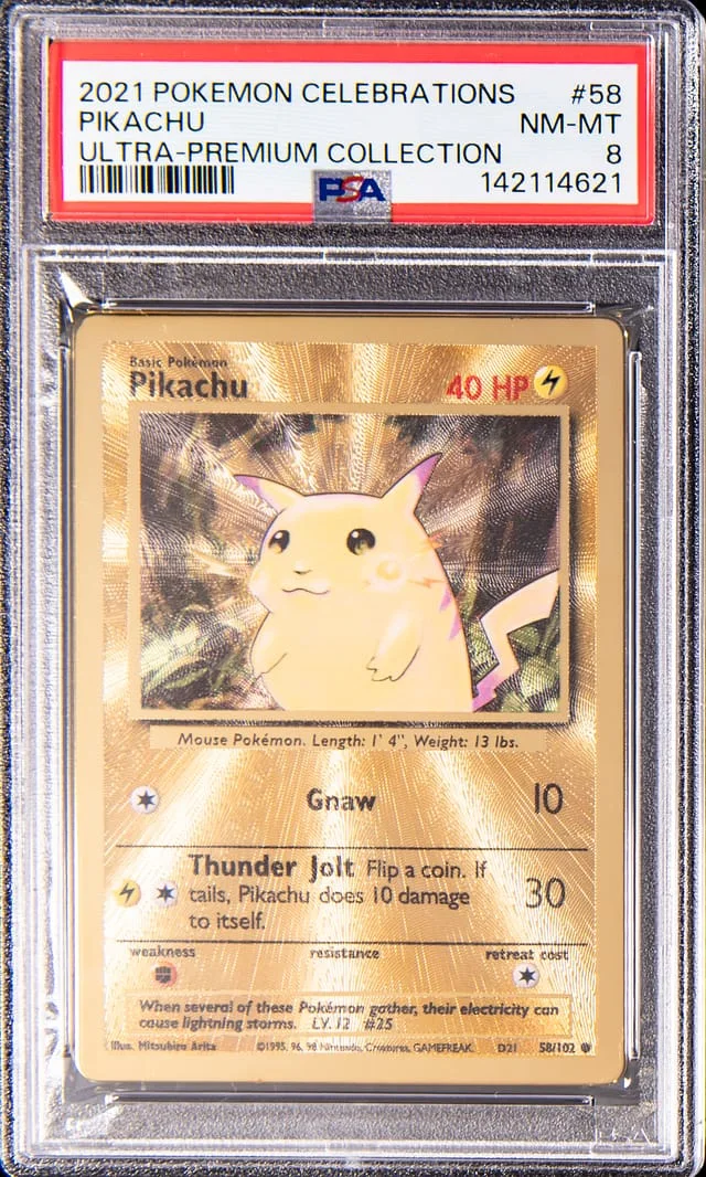 2021 Pokemon Celebrations Ultra Premium Collection Pikachu #58 card image