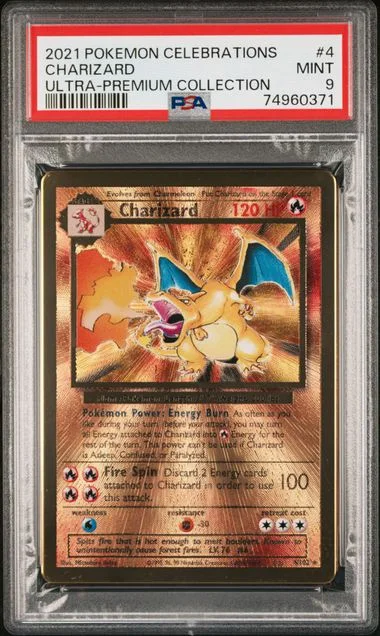 2021 Pokemon Celebrations Ultra-Premium Collection Rare Holofoil Charizard #4 card image