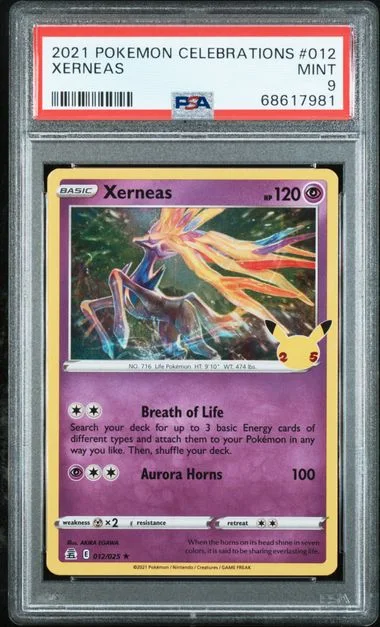 2021 Pokemon Celebrations Xerneas #012 card image