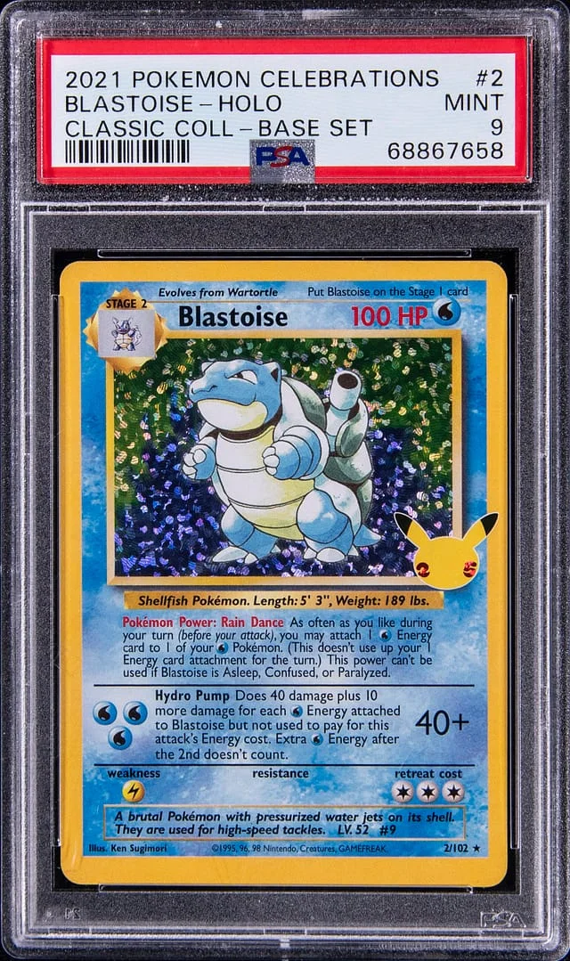 2021 Pokemon Classic Collection Base Set Blastoise Holo #2 card image