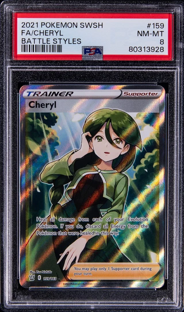 2021 Pokemon Sword and Shield Battle Styles Full Art Cheryl #159 card image