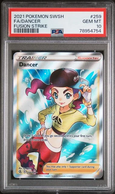 2021 Pokemon Sword & Shield Fusion Strike Full Art/Dancer #259 card image