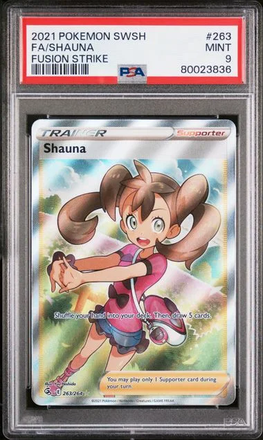 2021 Pokemon Sword & Shield Fusion Strike Full Art/Shauna #263 card image