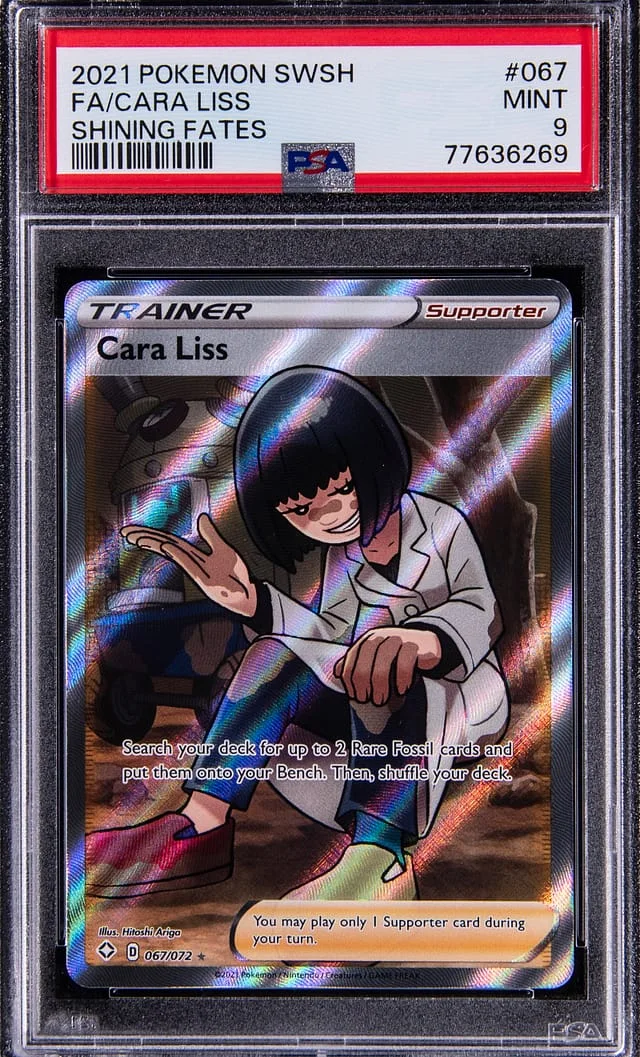 2021 Pokemon Sword & Shield Shining Fates Full Art Cara Liss #067 card image