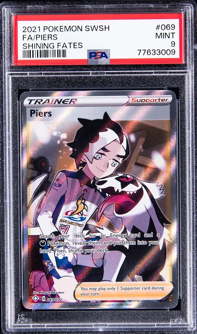 2021 Pokemon Sword & Shield Shining Fates Full Art Piers #069 card image