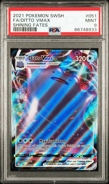 2021 Pokemon Sword & Shield Shining Fates Full Art/Ditto Vmax #051 card image