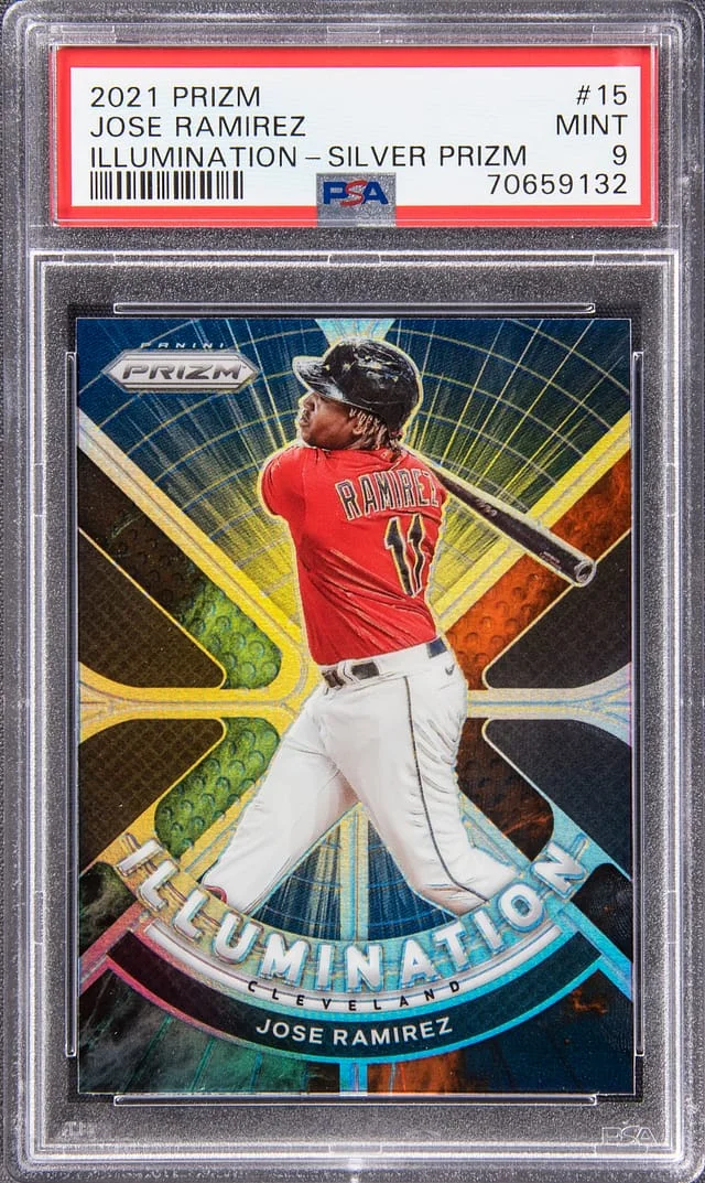 2021 Prizm Jose Ramirez Illumination - Silver Prizm #IL-15 card image