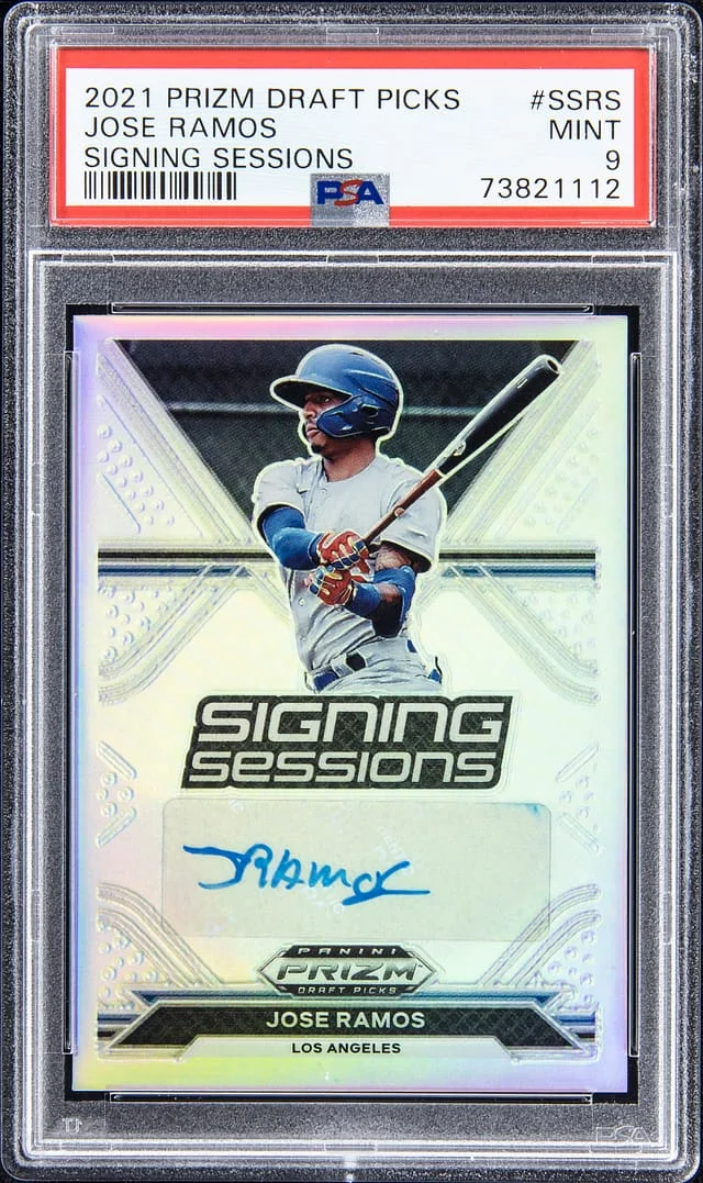 2021 Prizm Jose Ramos Draft Picks Signing Sessions #SSRS card image